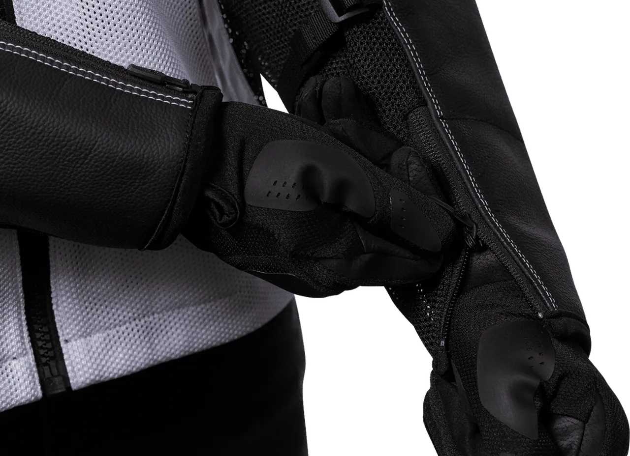 Icon Men's Mesh AF Leather Motorcycle Jacket