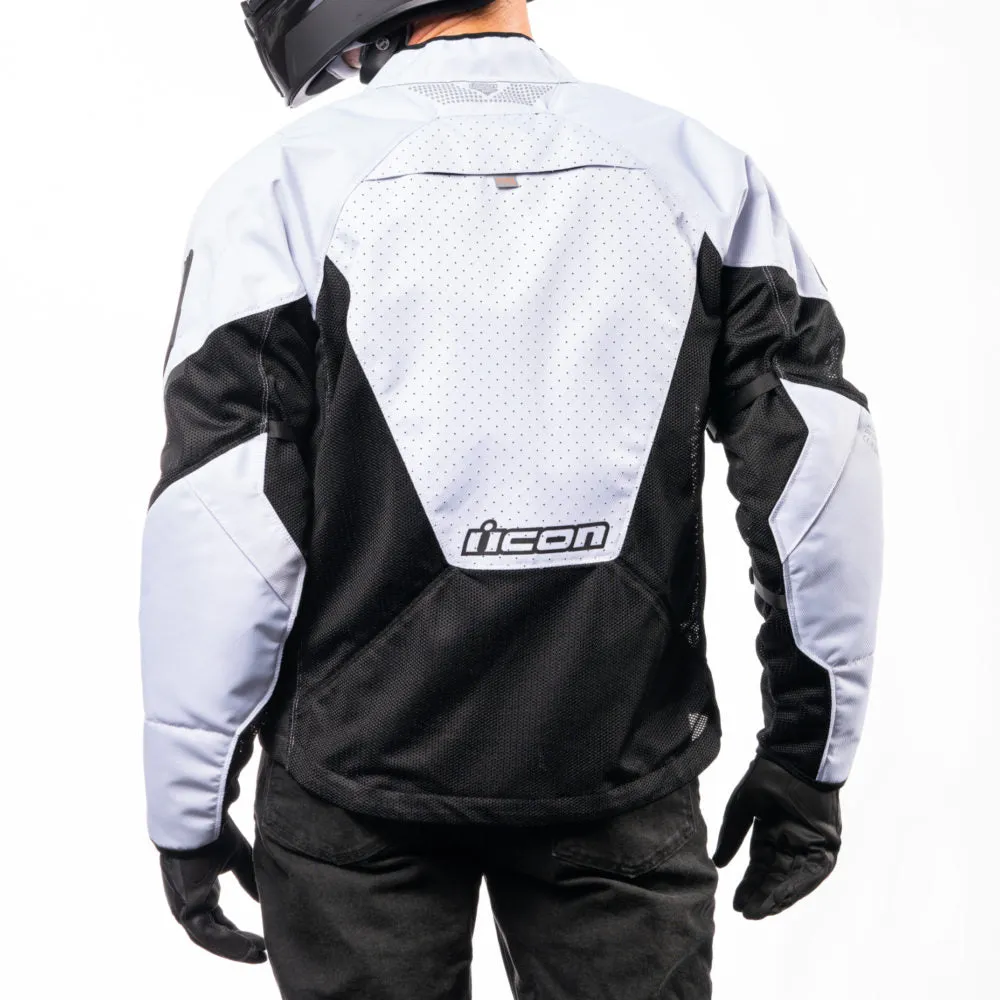 Icon Mesh AF Motorcycle Jacket White