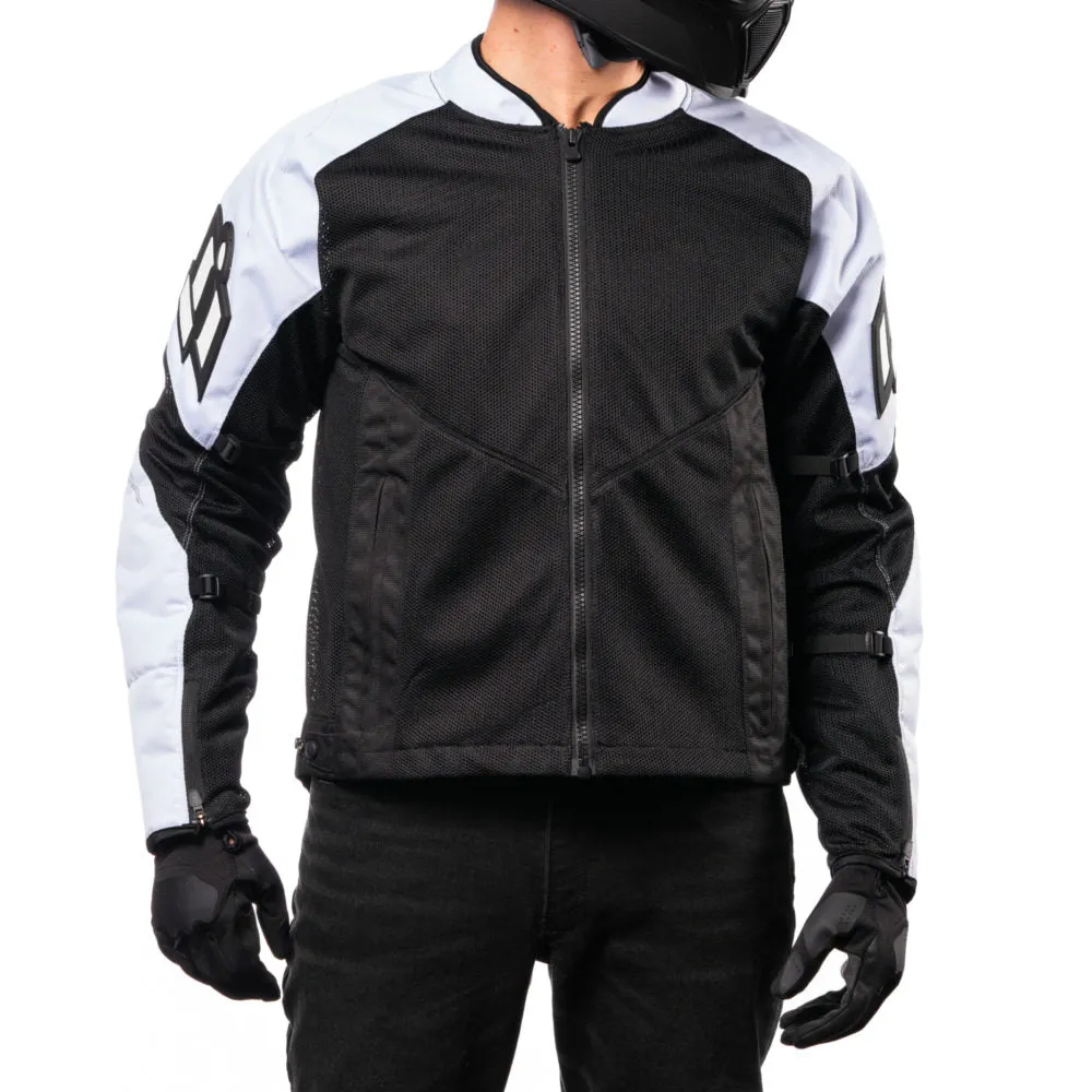 Icon Mesh AF Motorcycle Jacket White
