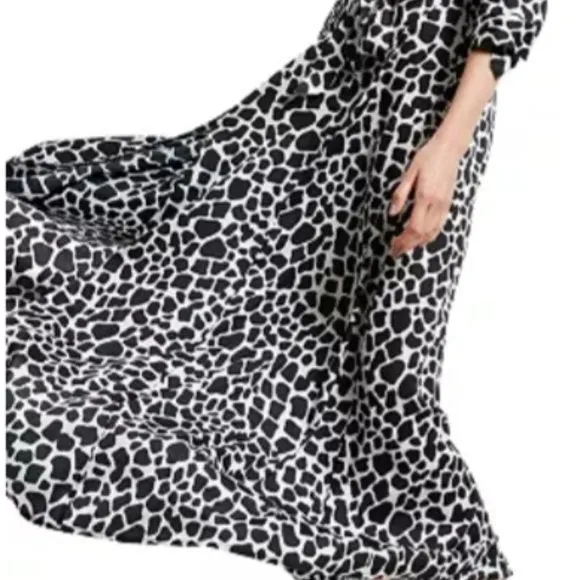 Inc Animal-Print Maxi Shirtdress, Size 8