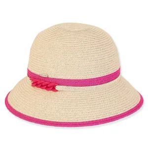 Isabella Small Size Summer Cloche Hat  - Sunny Dayz Hats