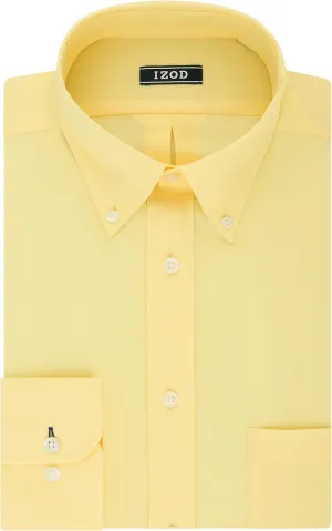 Izod Men's BIG FIT Dress Shirts Stretch Solid (Big and Tall)