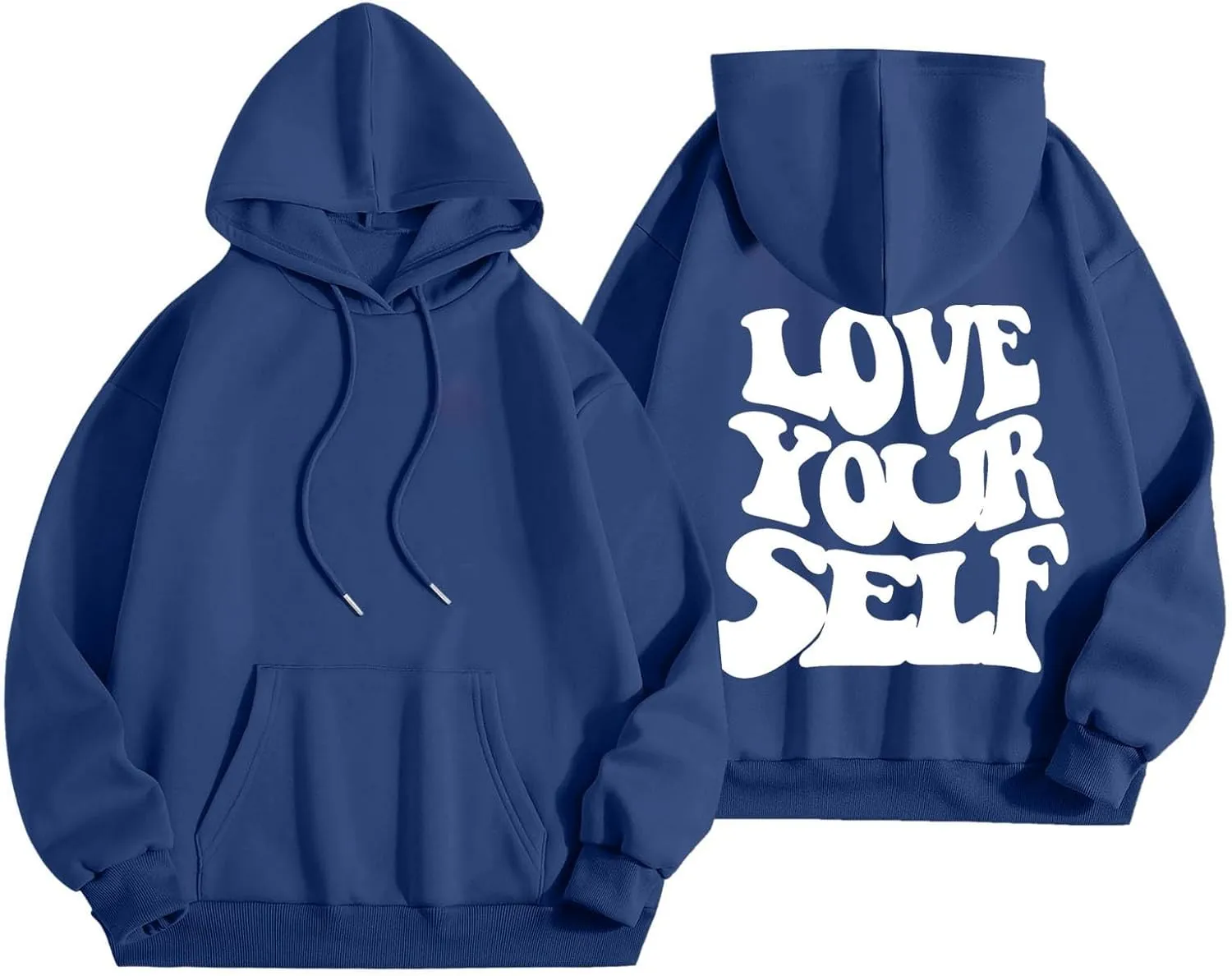 Jesus Loves You Christian Hoodies Women's Letter Graphic Casual Long Sleeve Drawstring Y2k Hoodie Fall Winter Sweatshirt