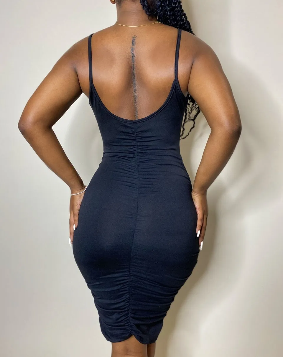 Jojo Mini Dress-Black