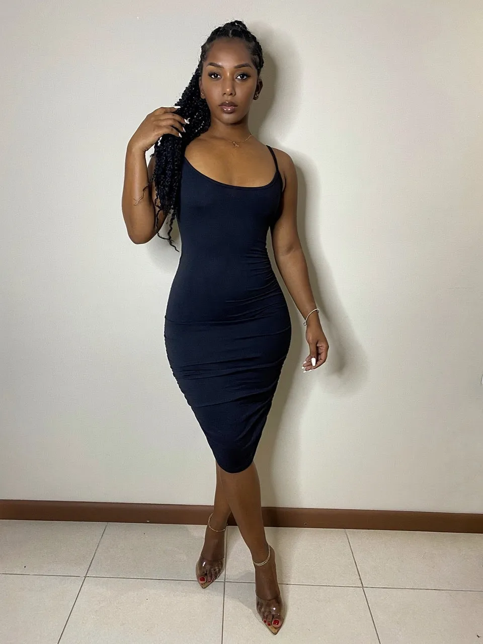 Jojo Mini Dress-Black