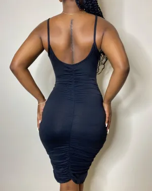 Jojo Mini Dress-Black