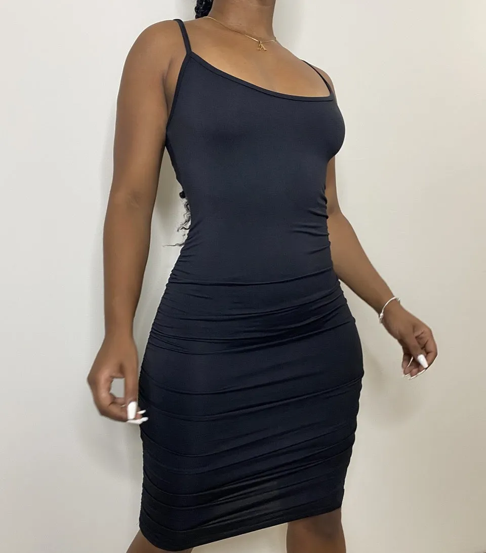 Jojo Mini Dress-Black