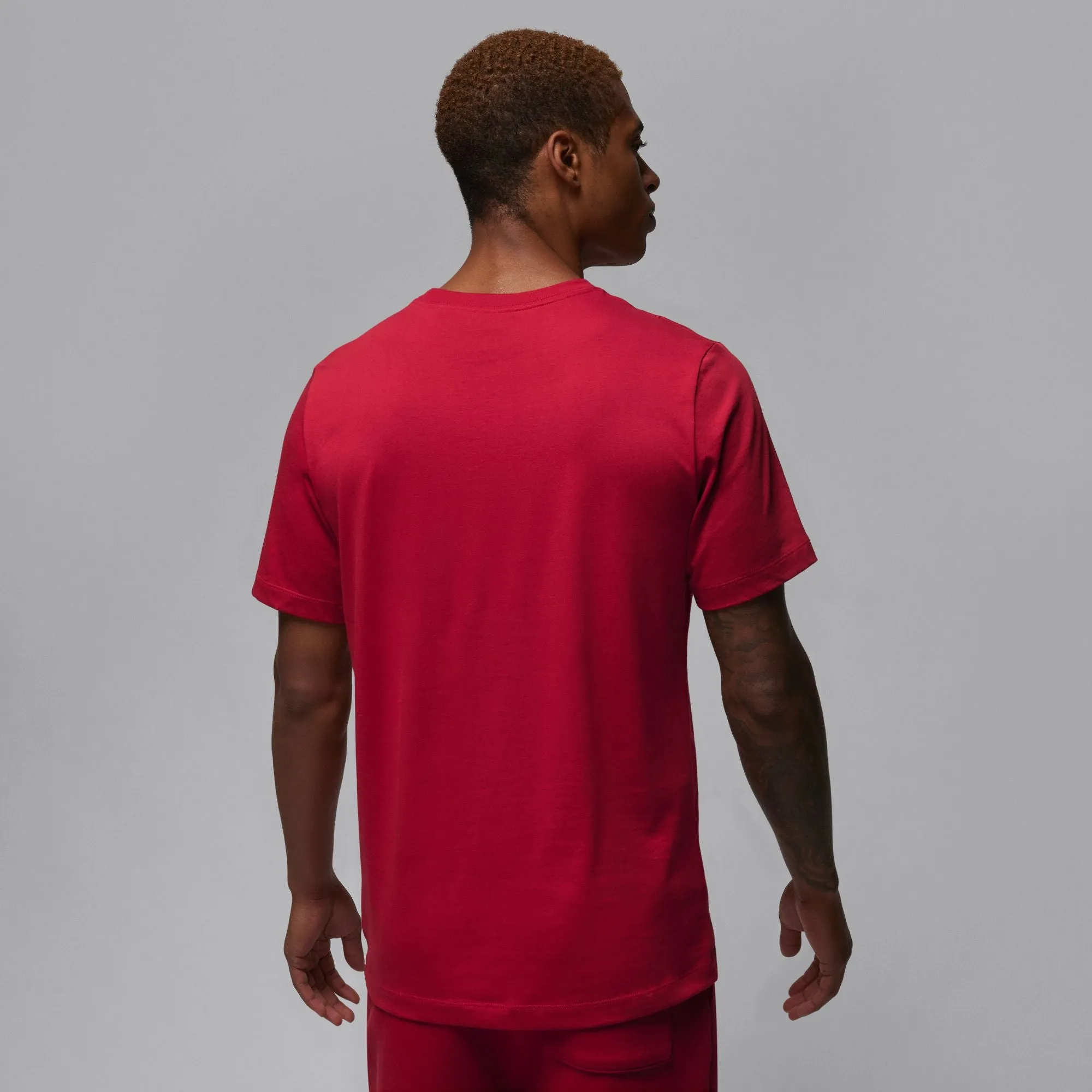 Jordan - Men - Embroidered Air Tee - Gym Red/Black