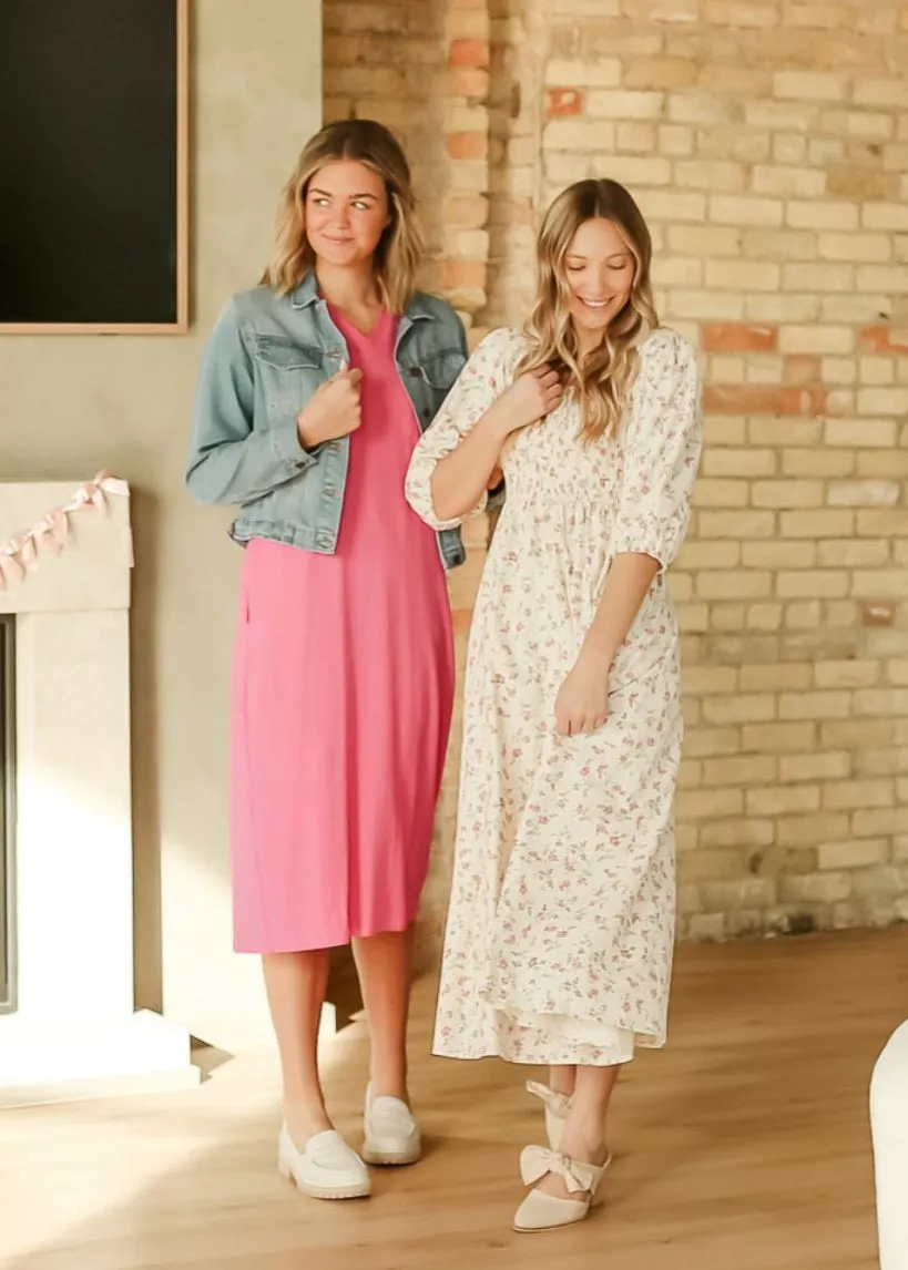 Kayleen Smocked Bodice Maxi Dress
