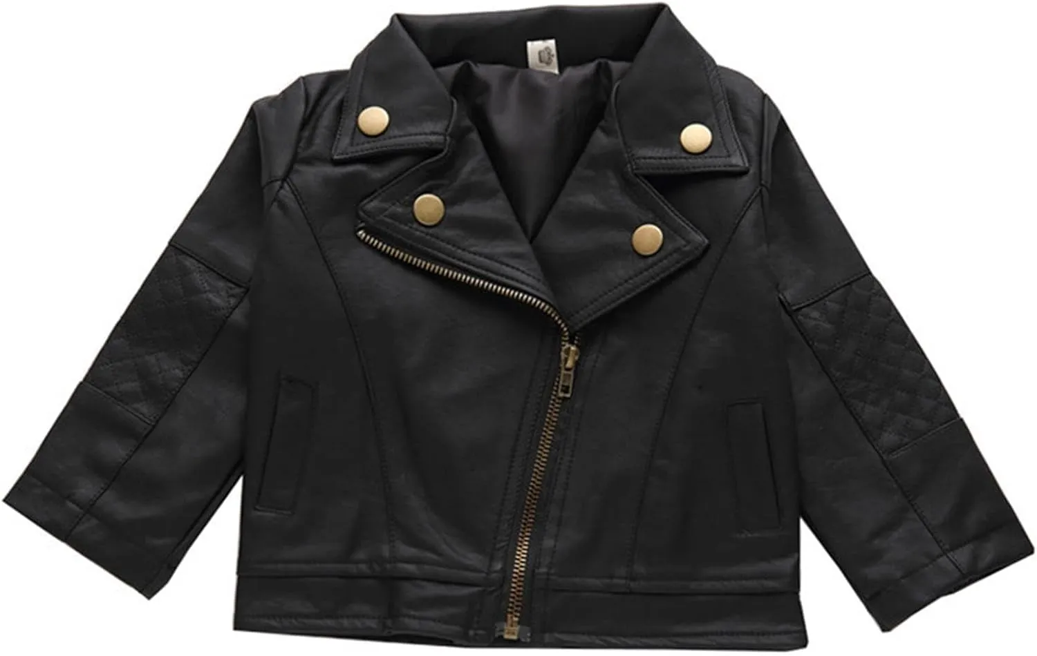 Kids Leather Zipper Outerwear Coat Short Jacket Coat For Boys Girls Lapel Jacket 3 To 6 Month Baby Girl Clothes