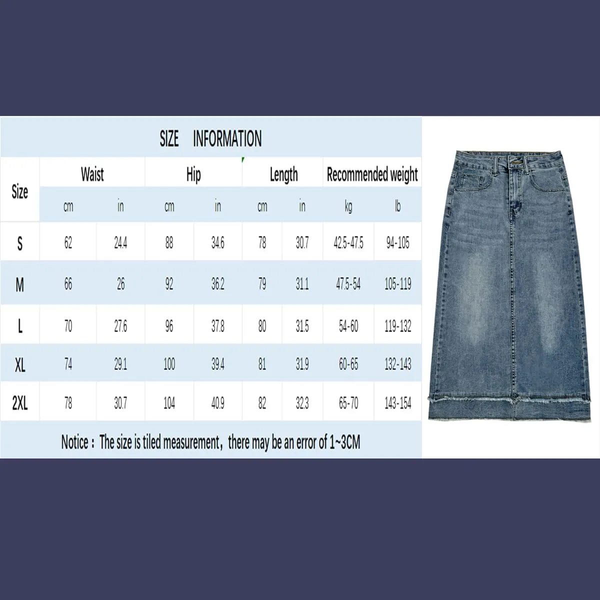 Korean Retro Denim Skirt, Women's high Waisted, Ruffled Half Length Denim Skirt, Gothic Denim Skirt