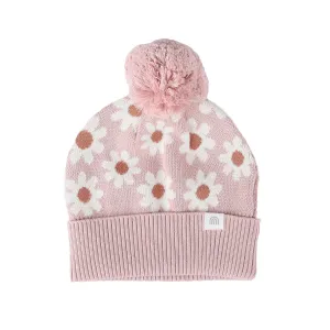 KYND Baby Jacquard Knit Beanie (Paper Daisy)