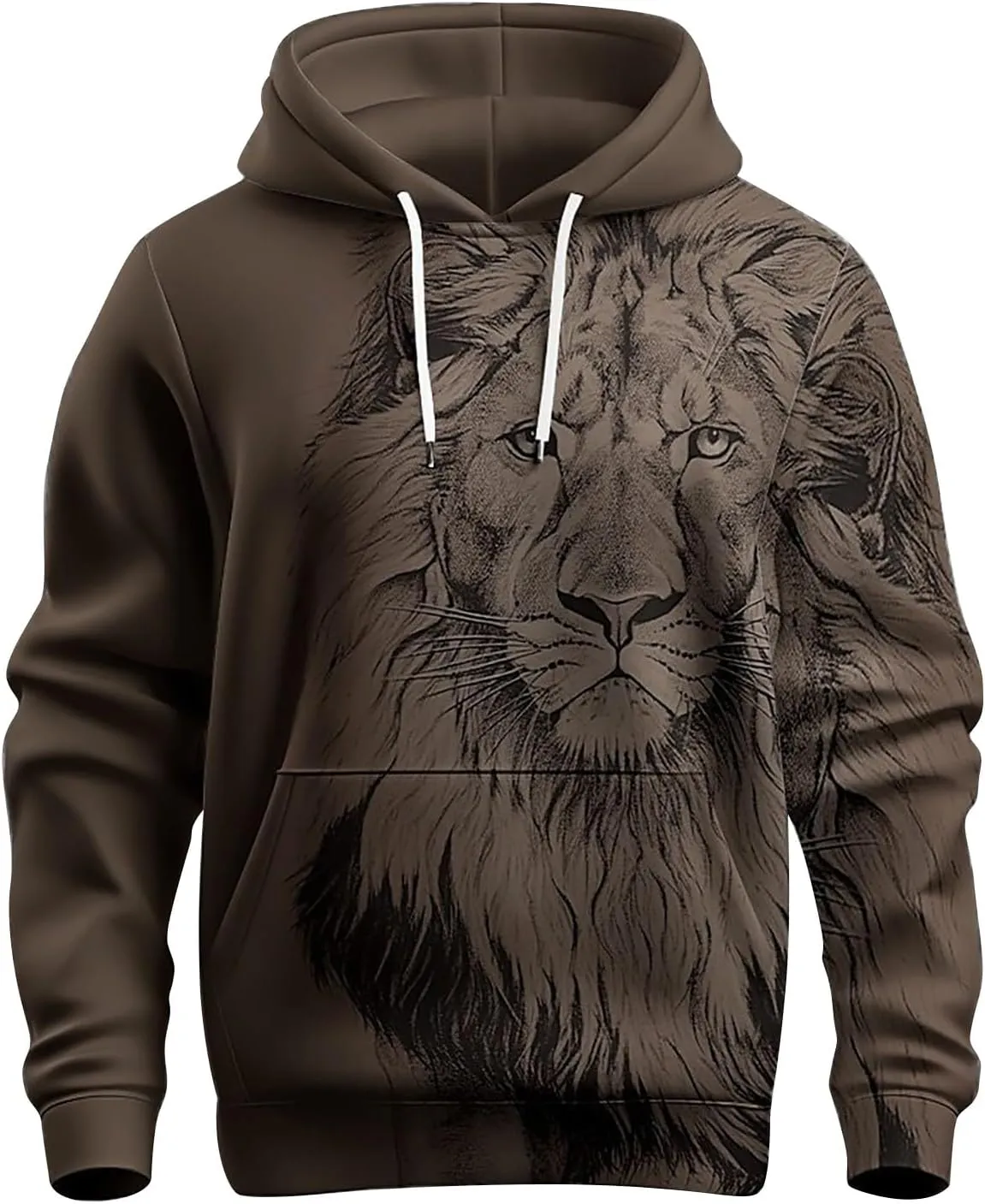 LCMTWX Mens Sweatshirts Hoodies Vintage Long Sleeve Hoodie Half Zipper Hooded Sweatshirt Top Workwear Multi Pocket Outdoor