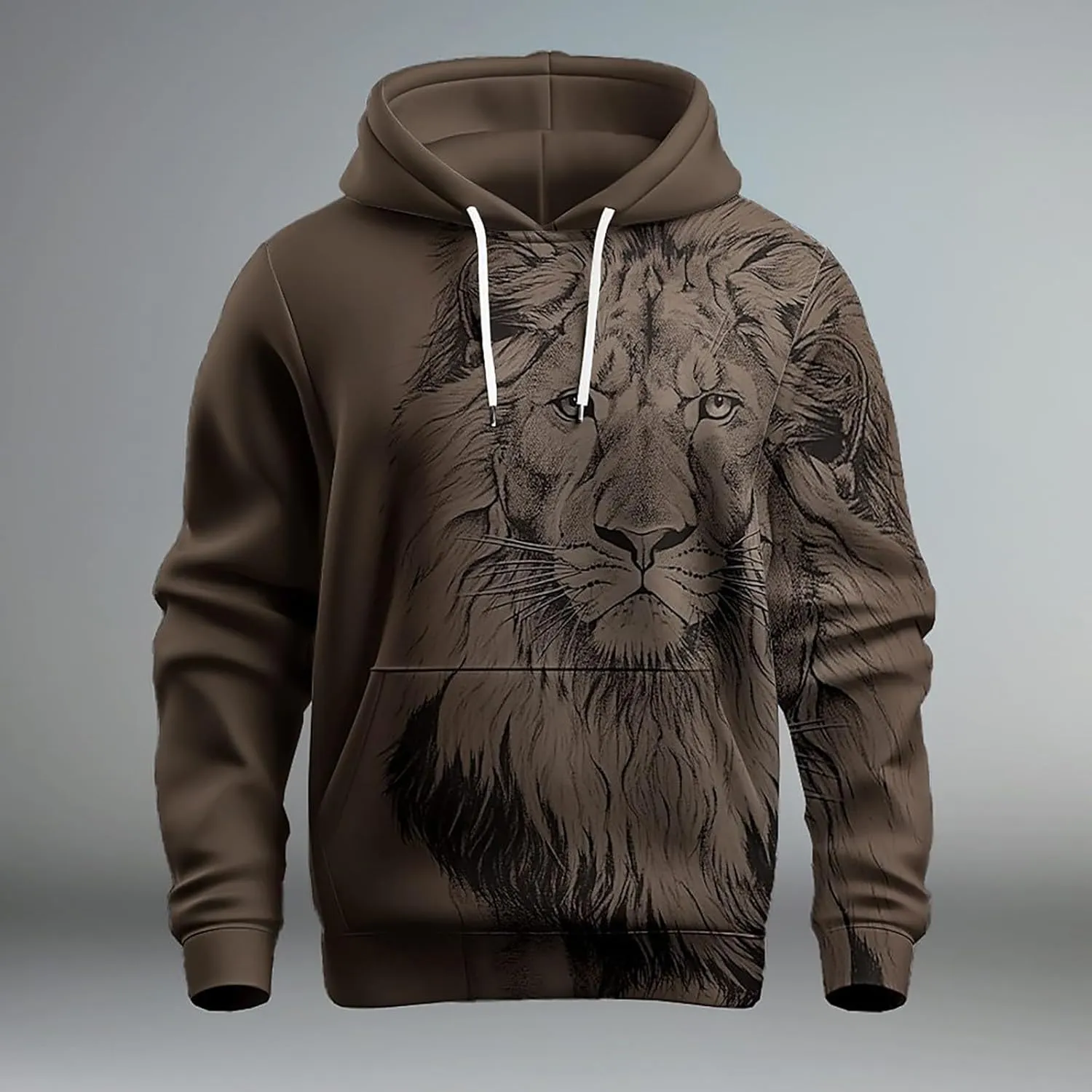 LCMTWX Mens Sweatshirts Hoodies Vintage Long Sleeve Hoodie Half Zipper Hooded Sweatshirt Top Workwear Multi Pocket Outdoor