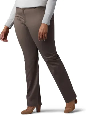 Lee Women's Plus Size Relaxed Fit All Day Straight Leg Pant