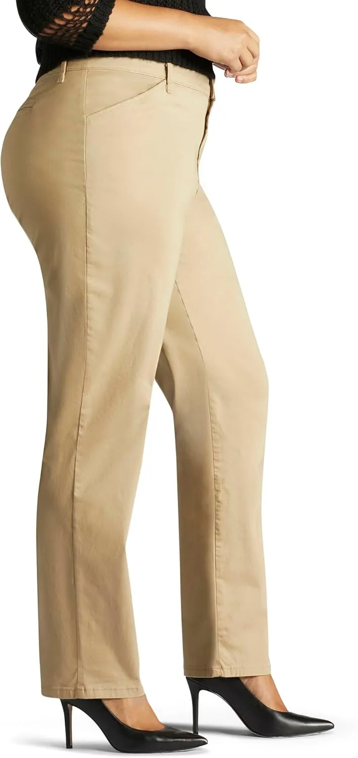 Lee Women's Plus Size Relaxed Fit All Day Straight Leg Pant