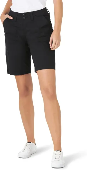 Lee Women's Relaxed Fit Avey Knit Waist Cargo Bermuda Short