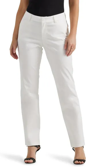 Lee Women's Wrinkle Free Relaxed Fit Straight Leg Pant