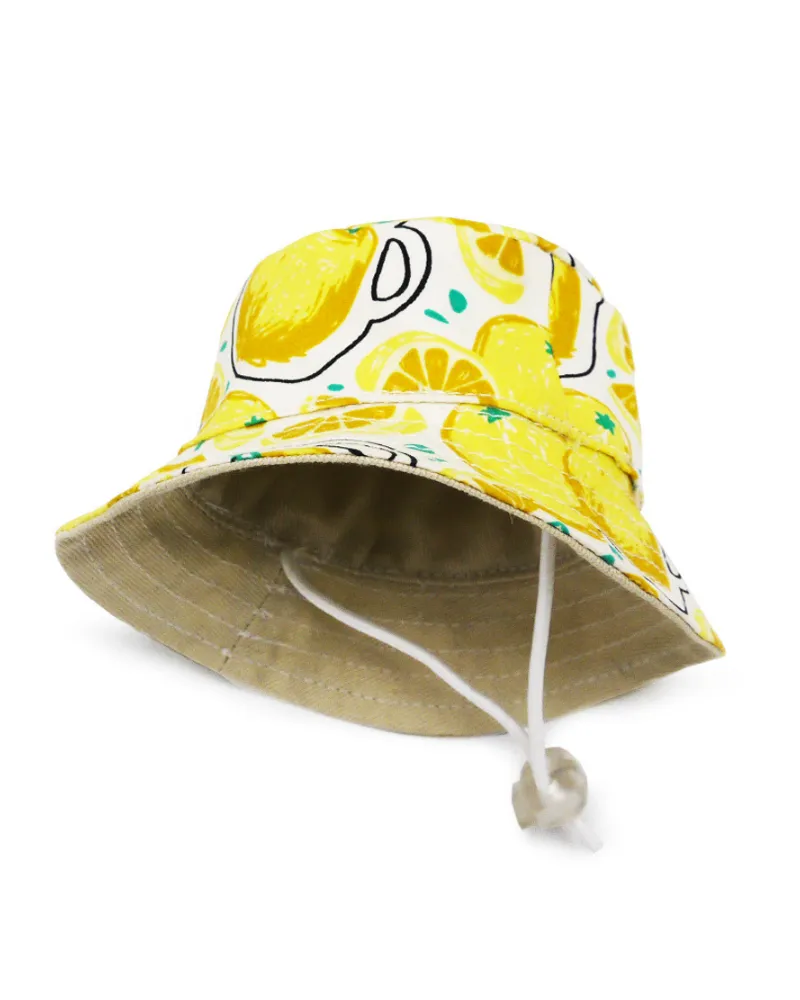 Lemonade Bucket Hat for Dogs << FINAL SALE >>