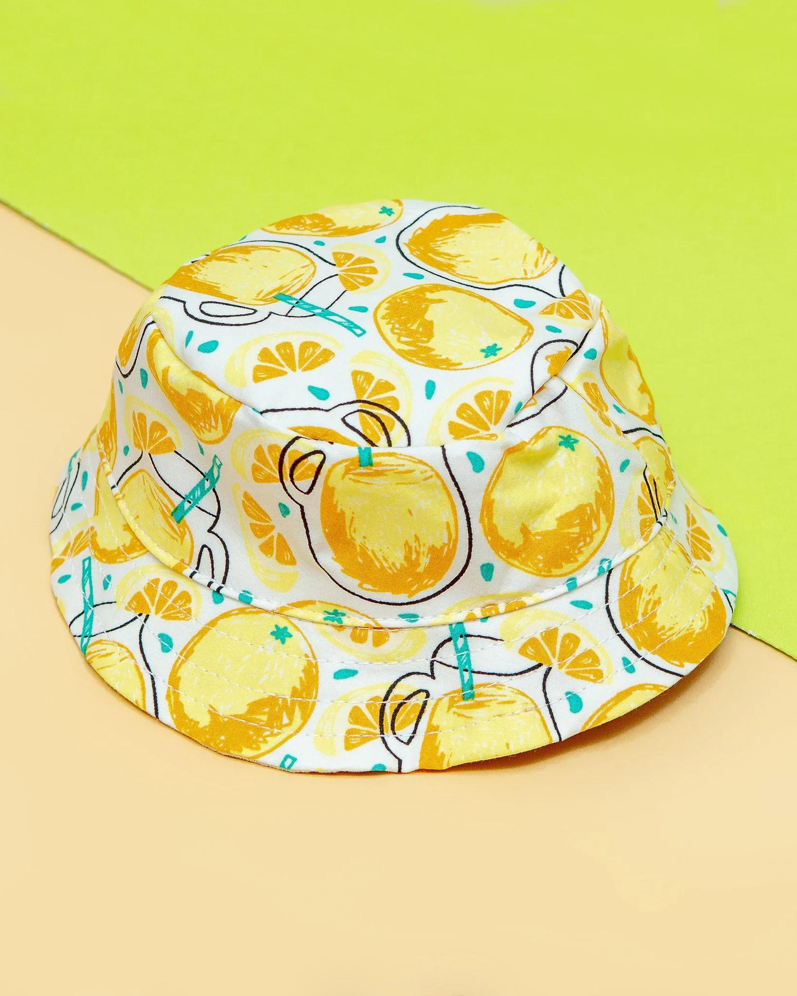 Lemonade Bucket Hat for Dogs << FINAL SALE >>