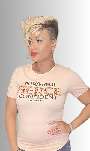 Leopard Empowerment Chic Top by Duffle Bag Apparel