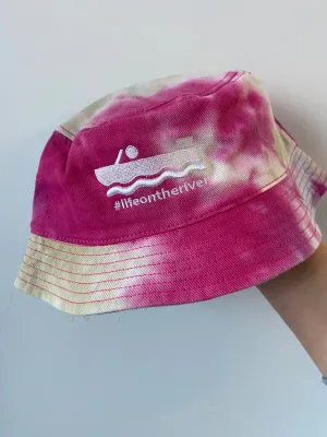 Life on the River Tie-Dyed Bucket Hat