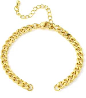 LiQunSweet Mixed Star Cross Wheat Rectangle Imitation Pearl Theme Chain Bracelets for DIY Jewelry String Wrist Anklets Decorations