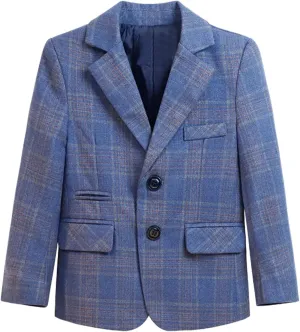 Little and Big Boy's Formal Blazers Casual Button Suit Jackets Dress School Sport Coats