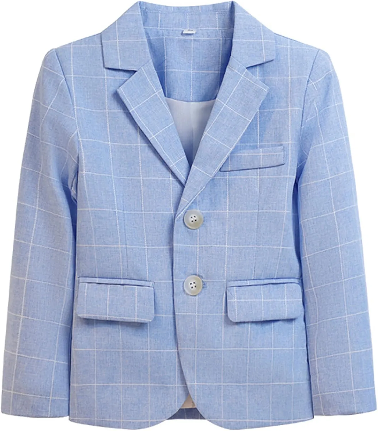 Little and Big Boy's Formal Blazers Casual Button Suit Jackets Dress School Sport Coats