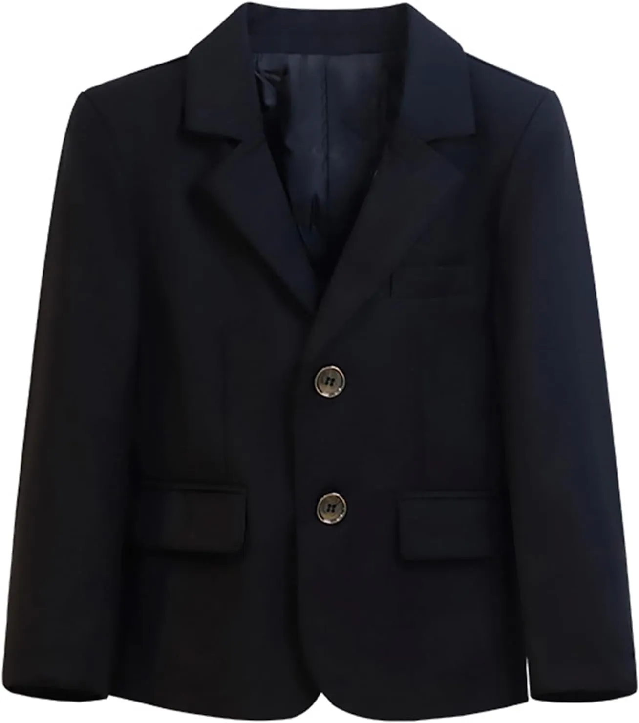 Little and Big Boy's Formal Blazers Casual Button Suit Jackets Dress School Sport Coats