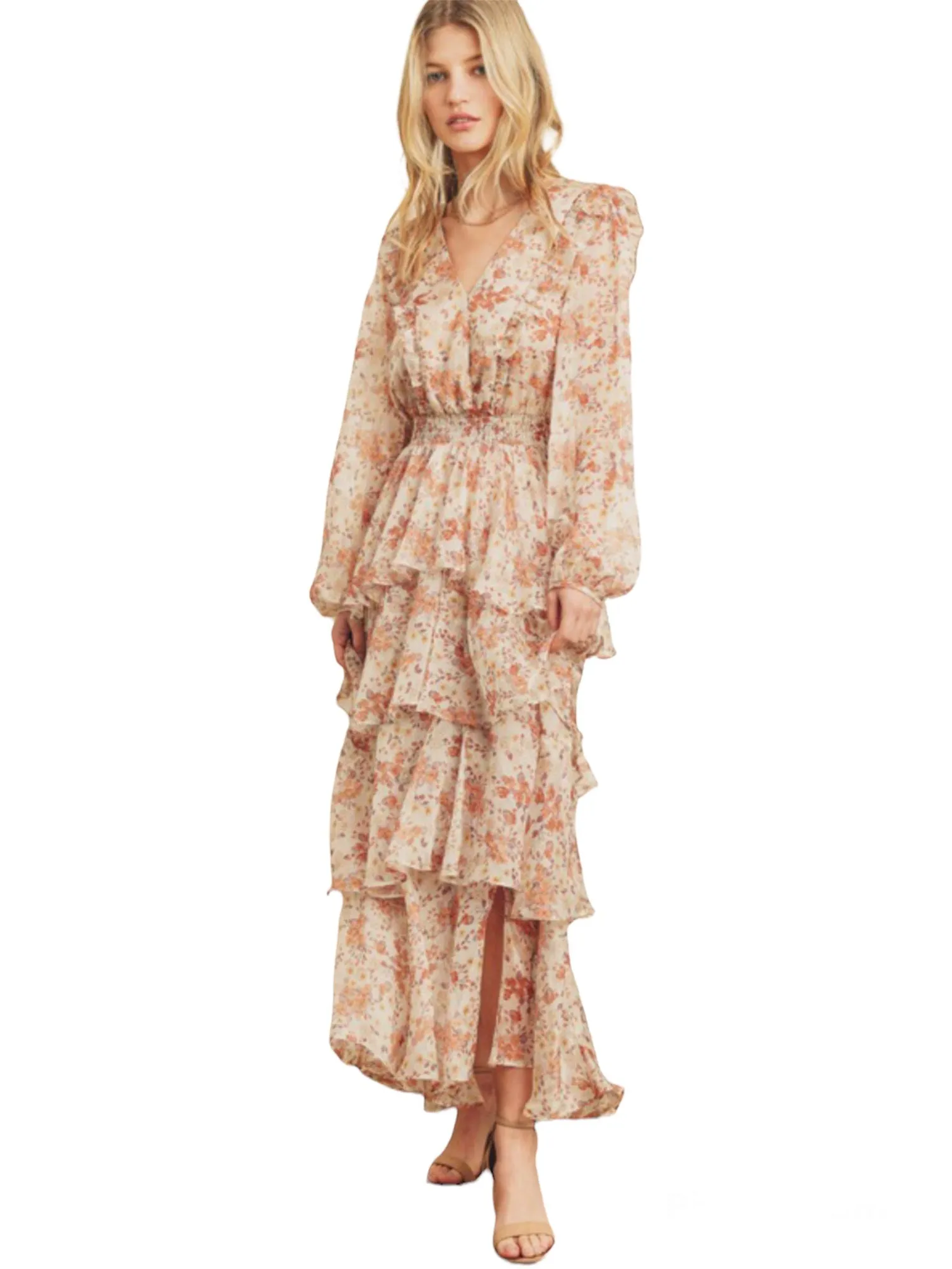 Luna's flowy Scattered Blooms Dress