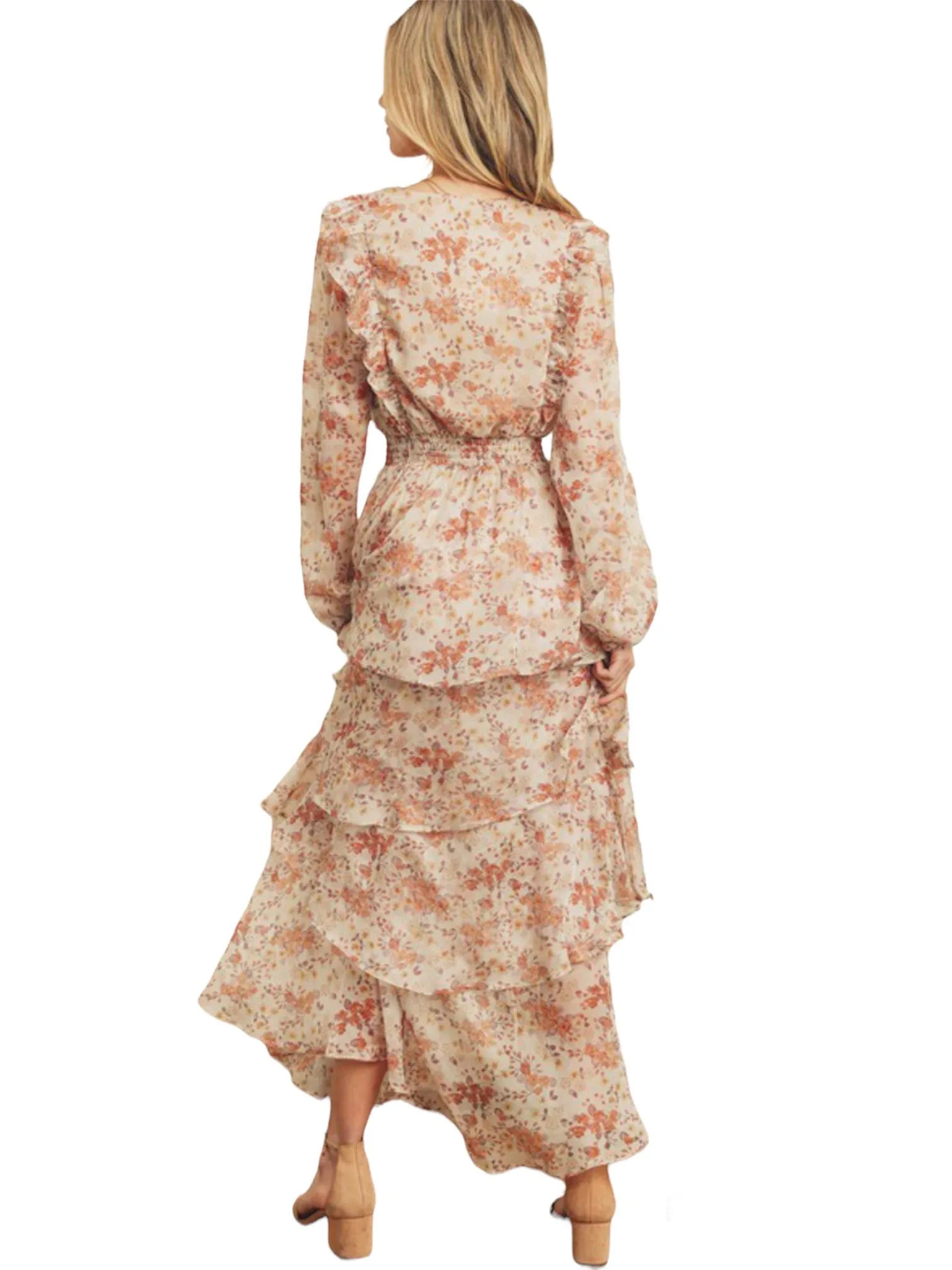 Luna's flowy Scattered Blooms Dress