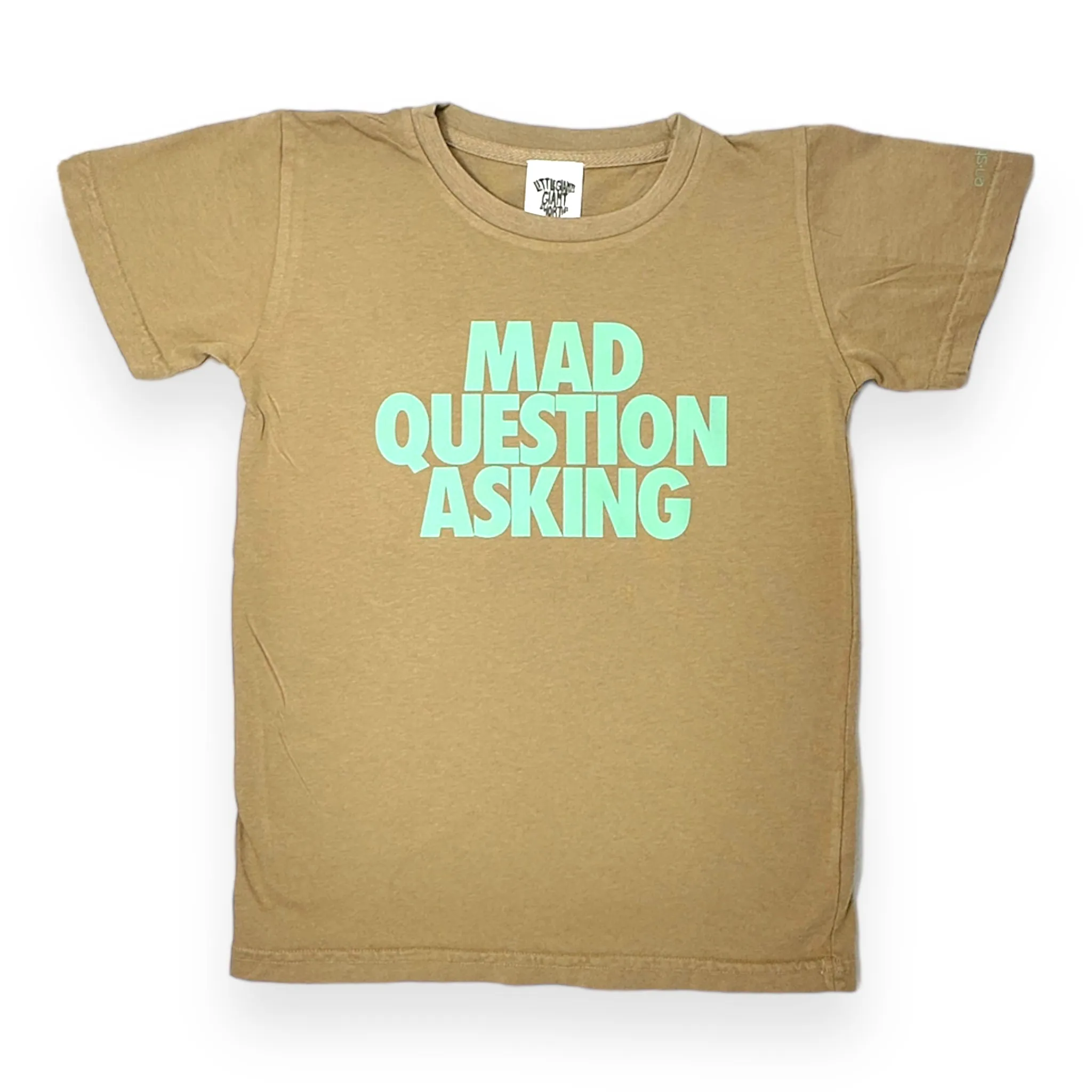 Mad Question Asking T-shirt (Peanut Butter)