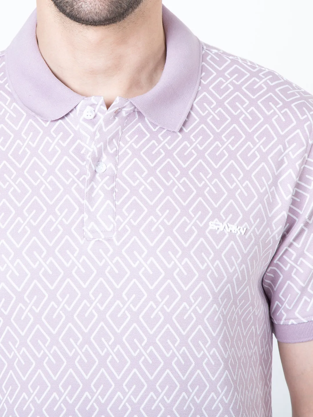 Men Polo Jacquard Move T-Shirt