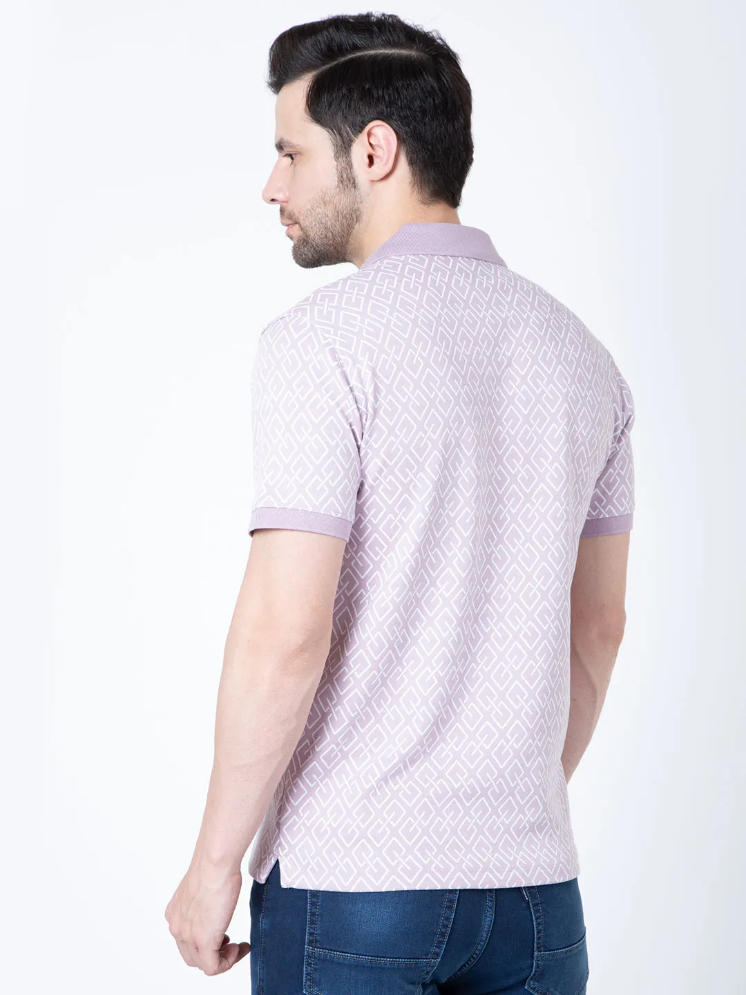 Men Polo Jacquard Move T-Shirt
