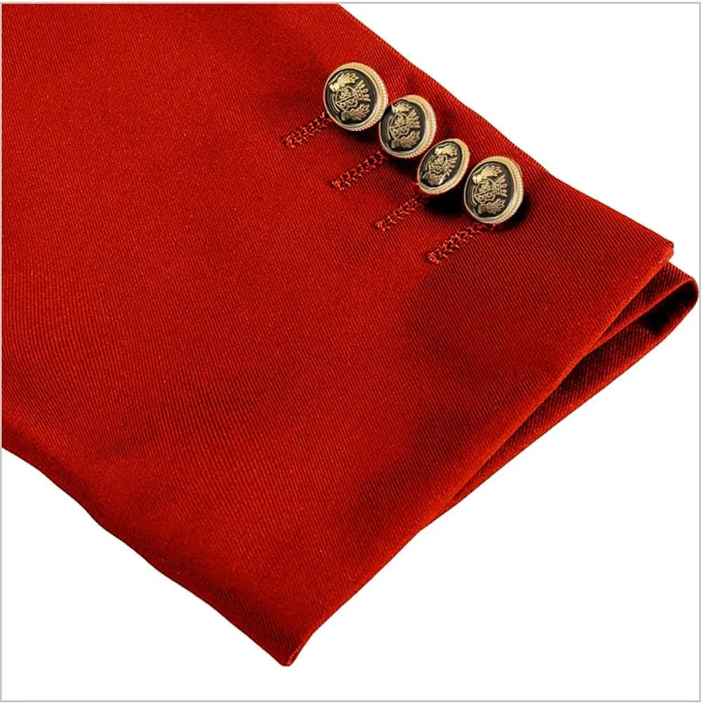 Mens Fashion Suit Jacket Slim Fit Blazers Stage Dress Jackets
