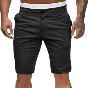 Mens Flat Front Golf Chino Shorts Comfort Slim Fit 10" Work Dress Shorts Summer Casual Beach Short Pants with Pockets
