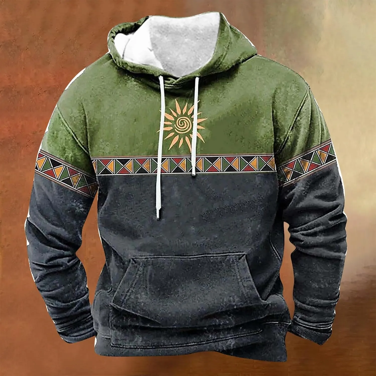 Men'S Hoodie Sleeved Hoodie Hooded Sweatshirt Tops Outdoor Sweatshirt Shirt Mens Lightweight Hoodies Rain Jacket Men