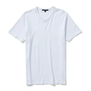 Men's Robert Barraket Georgia V-Neck T-shirt - White