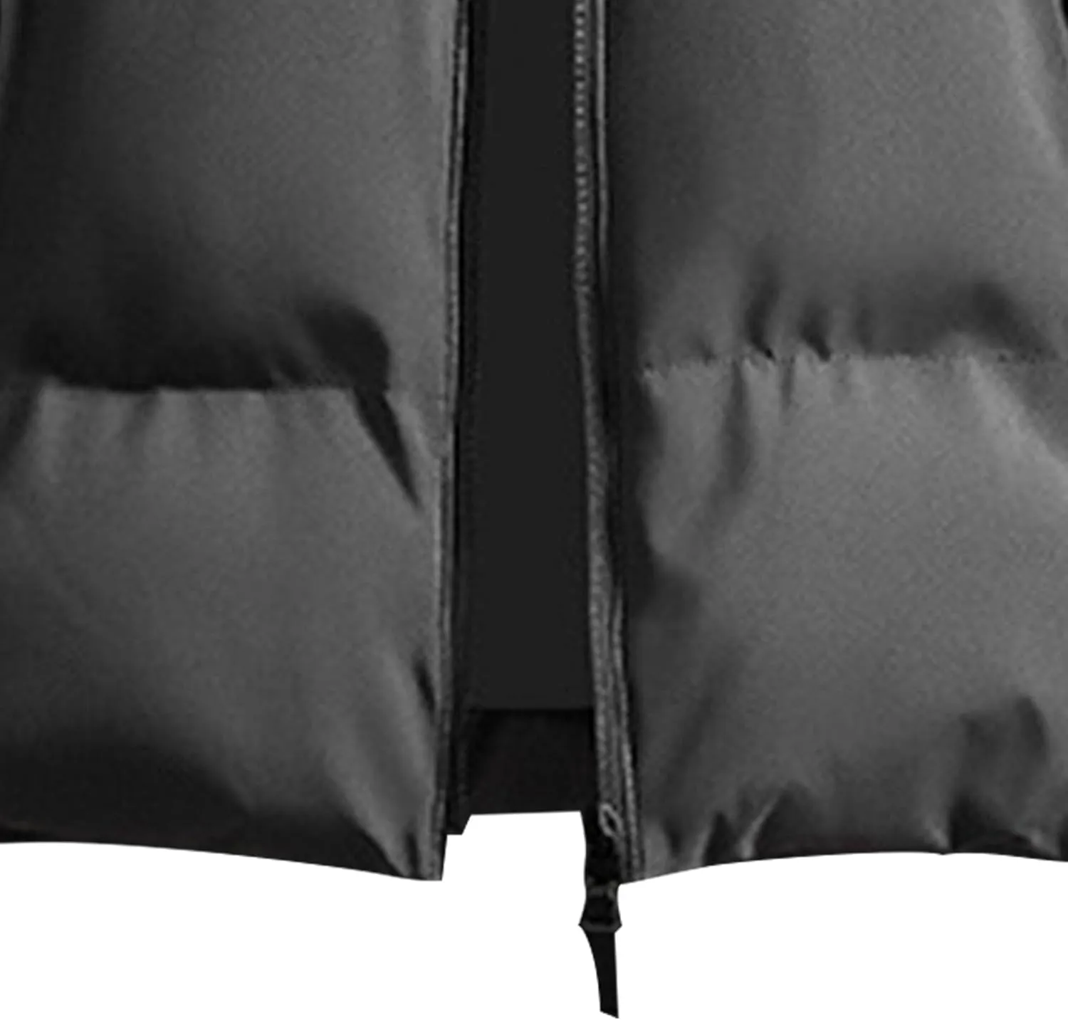 Men's Winter Coats Thermal Puffer Jacket Zip Up Thicken Warm Padded Jacket Windproof Waterproof Cotton Down Coats