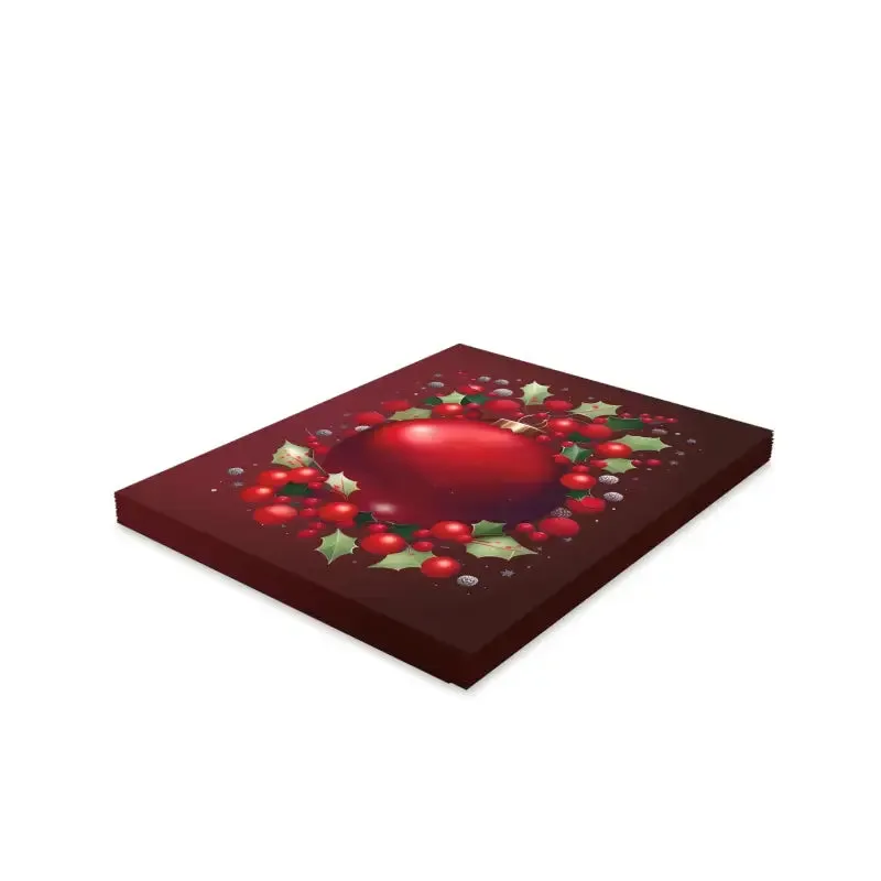 Merry Christmas Greeting Cards Matching White Envelopes