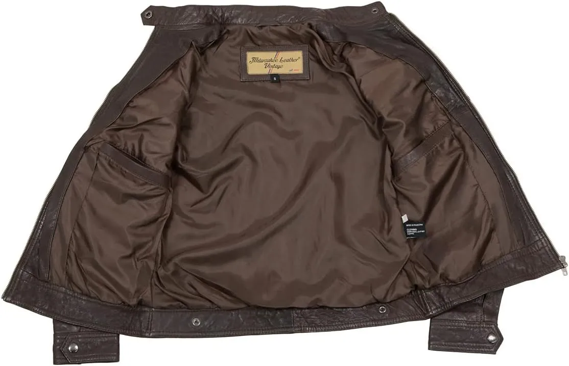 Milwaukee Leather Women's Premium Leather Casual Fashion Jackets SFL