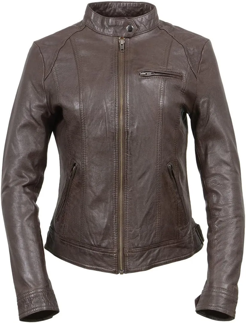Milwaukee Leather Women's Premium Leather Casual Fashion Jackets SFL
