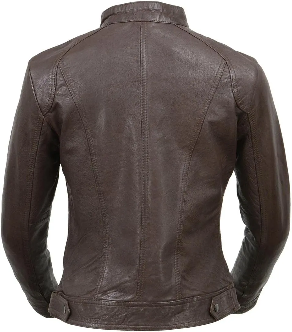 Milwaukee Leather Women's Premium Leather Casual Fashion Jackets SFL
