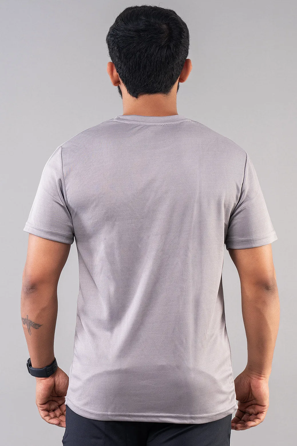 MINIMAL BUZZ FEARLESS GRAPHIC T-SHIRTS - LIGHT GREY