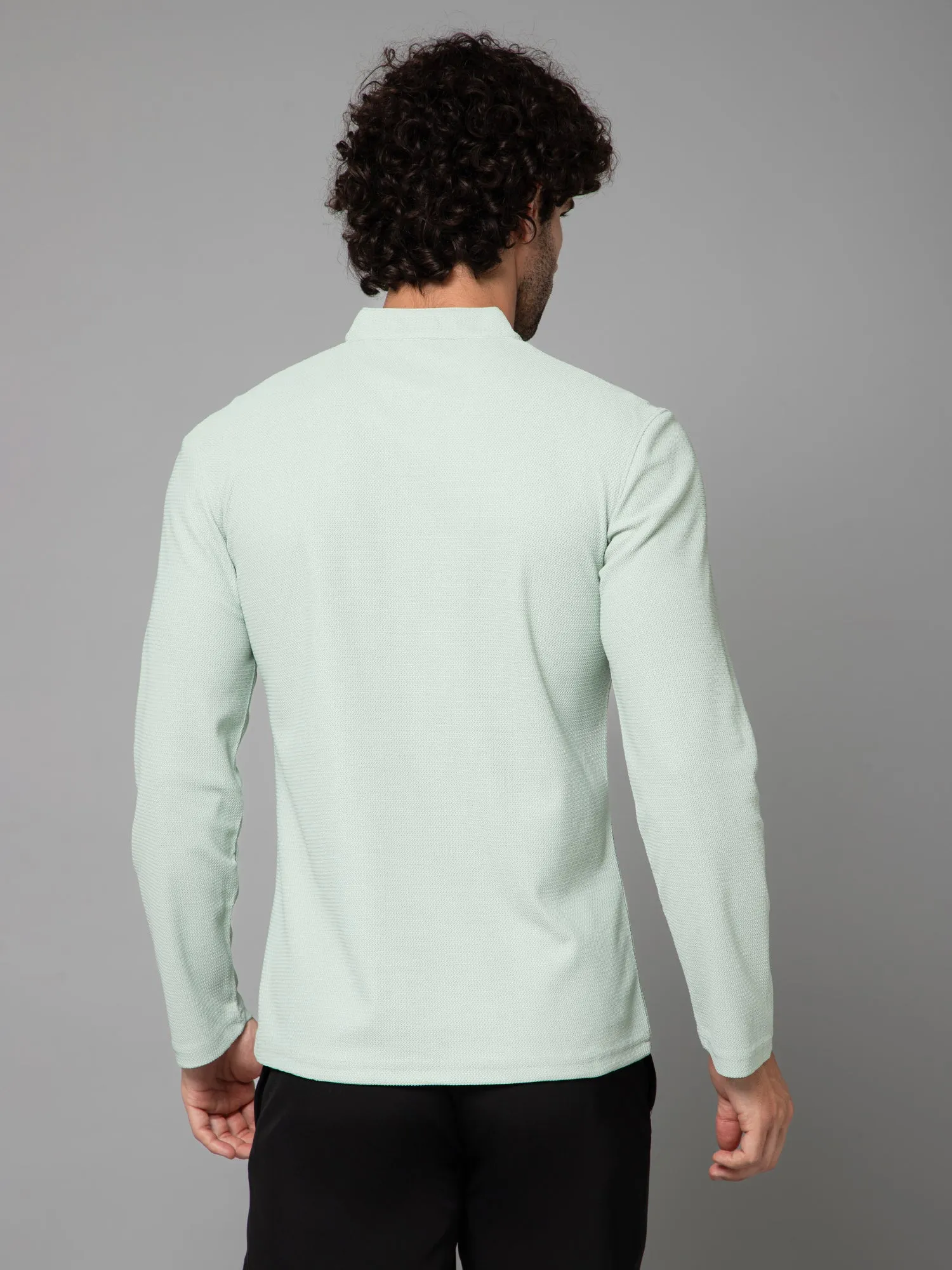 MINIMAL BUZZ THE HENLEY T-SHIRT-PISTA