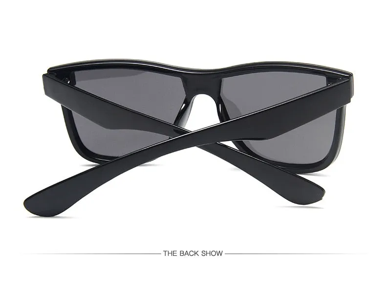 Mirror Rimless Square Sunglasses