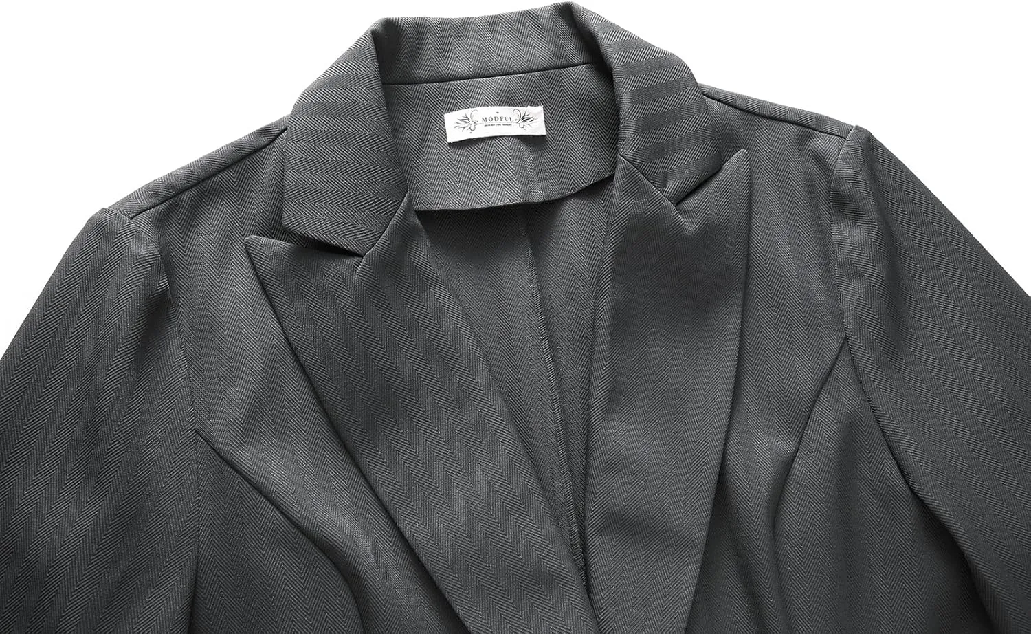 MODFUL Women's Casual Open Front Blazer Jacket for Lady with Notch Lapel Work Office Outfit