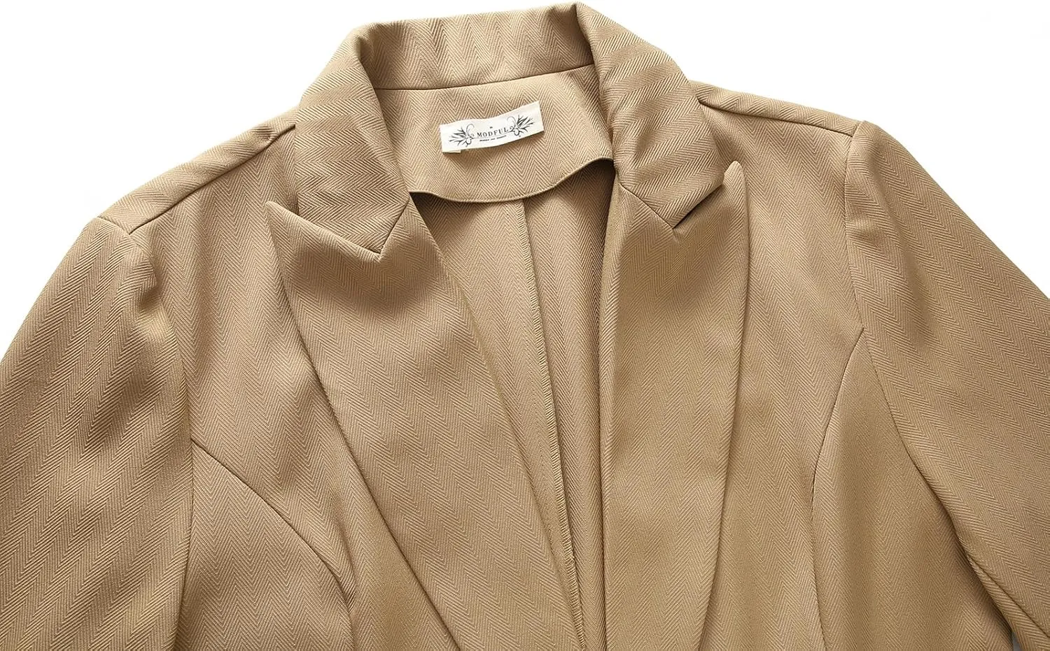MODFUL Women's Casual Open Front Blazer Jacket for Lady with Notch Lapel Work Office Outfit