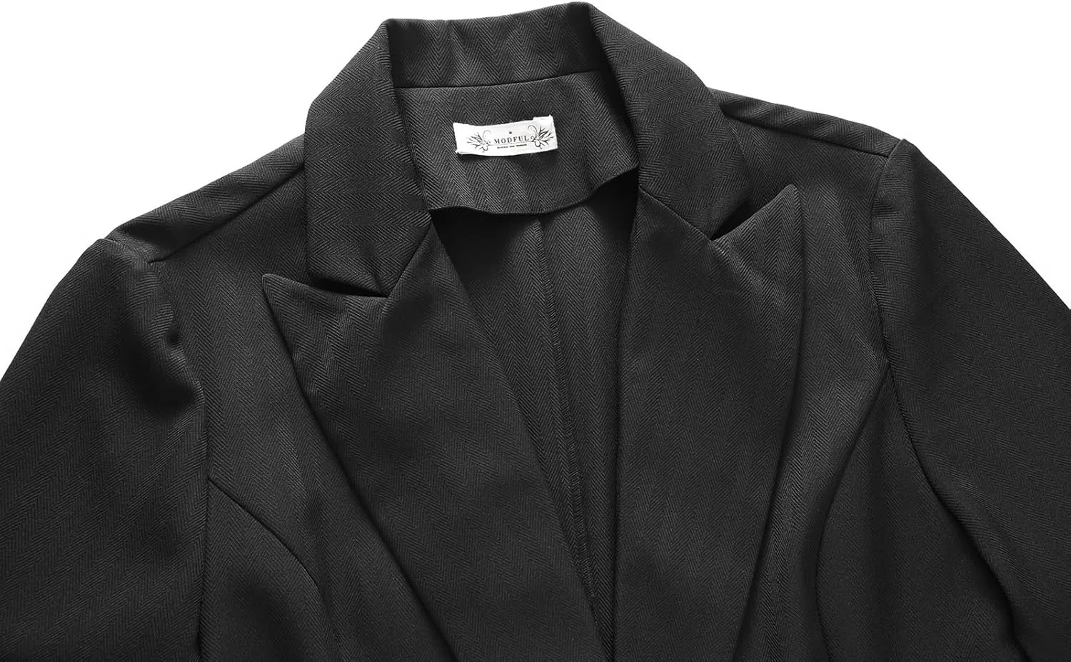 MODFUL Women's Casual Open Front Blazer Jacket for Lady with Notch Lapel Work Office Outfit